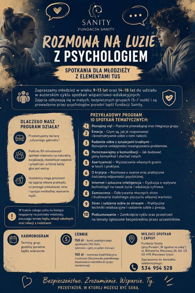 Rozmowa na luzie z psychologiem