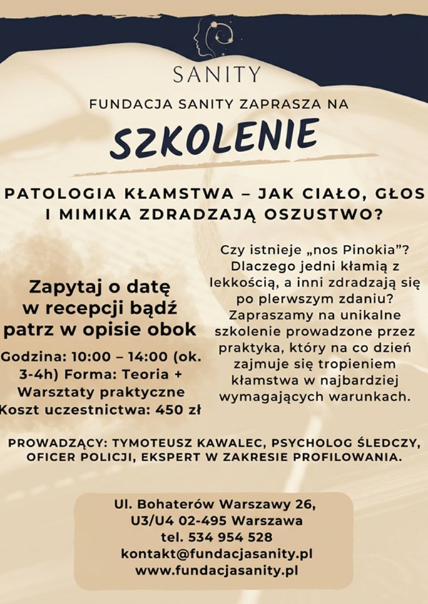 Szkolenie z patologii kłamstwa